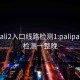 palipali2入口线路检测1:palipali线路检测一整晚