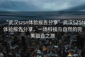 “武汉szsn体验报告分享”武汉SZSN体验报告分享，一场科技与自然的完美融合之旅