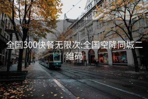 全国300快餐无限次:全国空降同城二维码