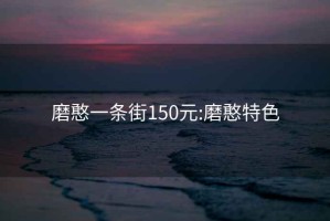 磨憨一条街150元:磨憨特色