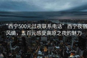 “西宁500元过夜联系电话”西宁夜宿风情，五百元感受高原之夜的魅力