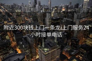 附近300块钱上门一条龙:上门服务24小时接单电话