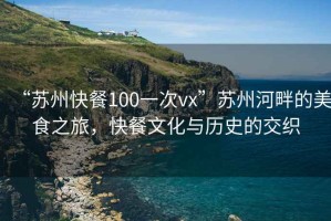 “苏州快餐100一次vx”苏州河畔的美食之旅，快餐文化与历史的交织