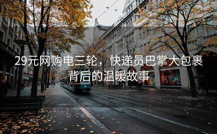 29元网购电三轮，快递员巴掌大包裹背后的温暖故事