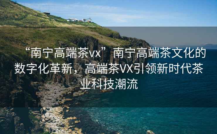 “南宁高端茶vx”南宁高端茶文化的数字化革新，高端茶VX引领新时代茶业科技潮流