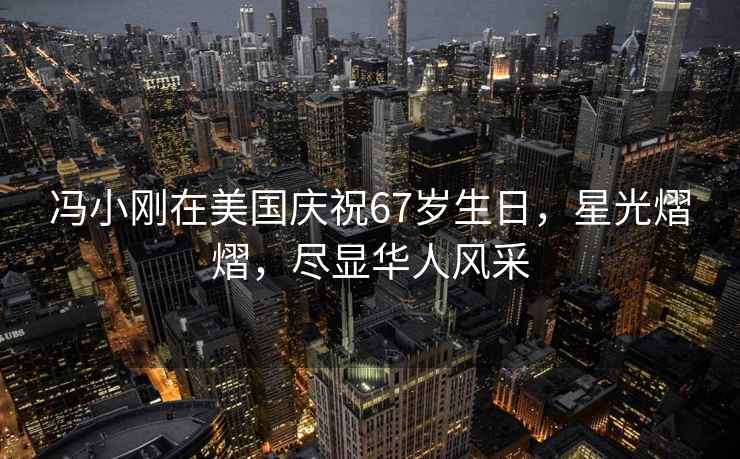 冯小刚在美国庆祝67岁生日，星光熠熠，尽显华人风采